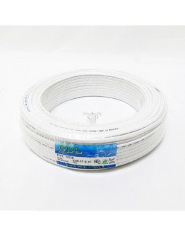 23/15X2C X 80M PVC/PVC TWIN FLAT VDE (WHITE) [FAJAR]